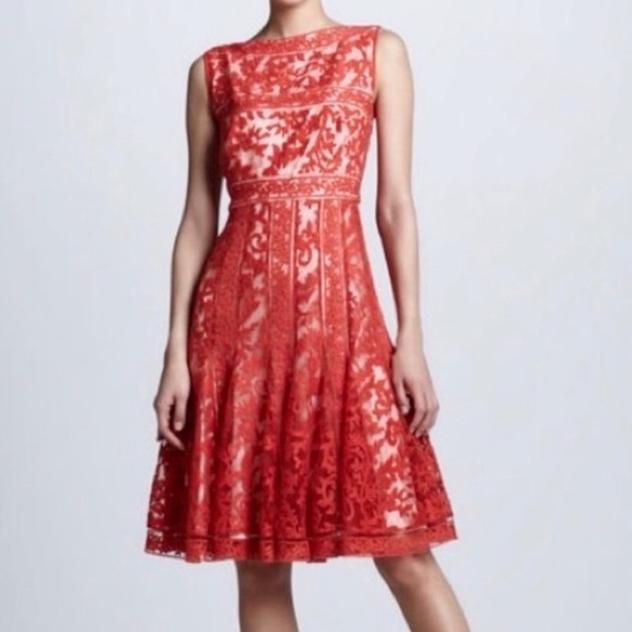 Tadashi Shoji Dresses & Skirts - SOLD-Tadashi Embroidered Lace Cocktail Dress